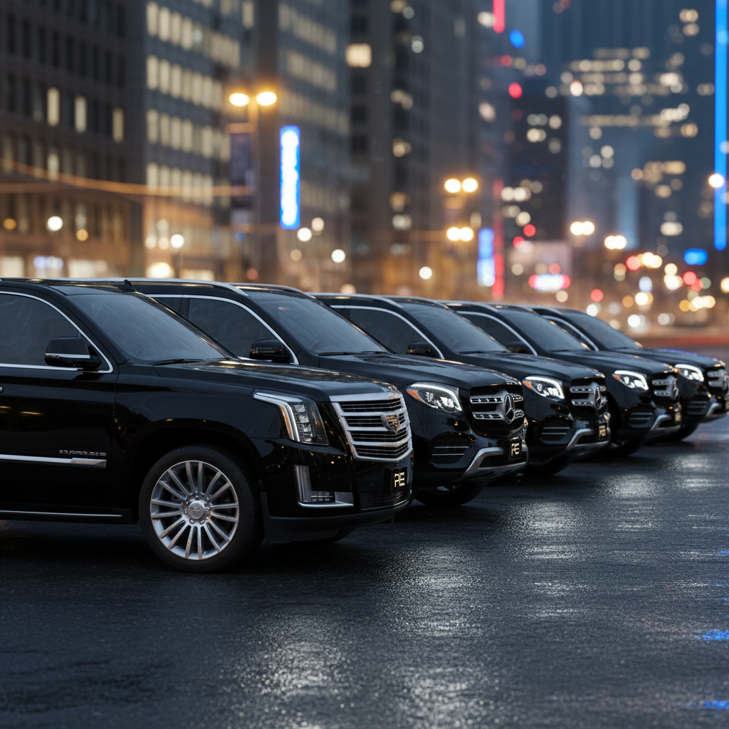 Pacific Premier Chauffeurs luxury fleet